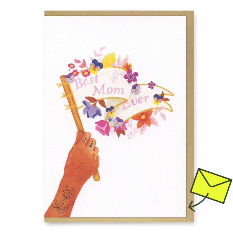 Grußkarte “Best Mom Ever” | Liebevolle Botschaft für Mama | ALL THE WAYS TO SAY