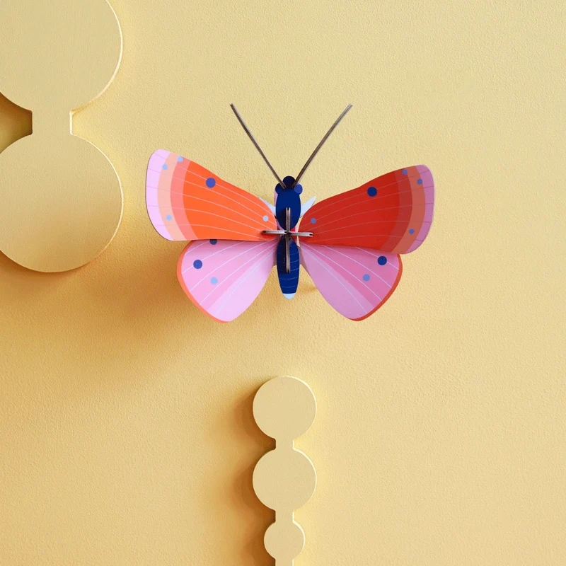 Wanddeko- Speckled Copper Butterfly
