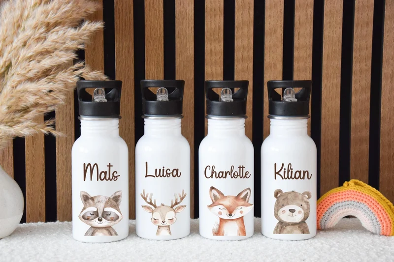 Trinkflasche Kinder versch. Motiven