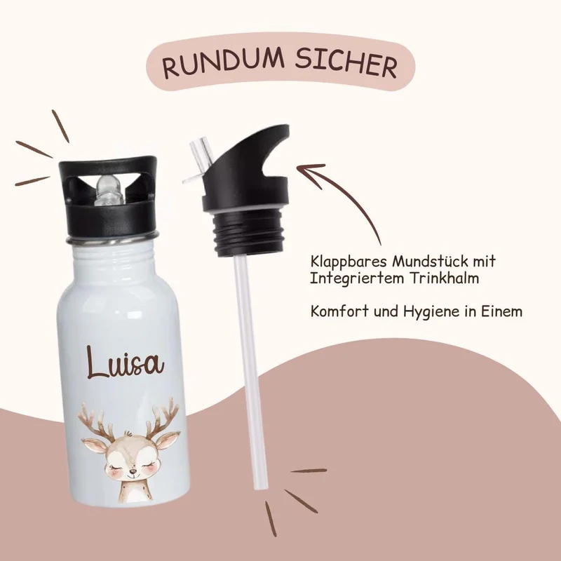 Trinkflasche Kinder versch. Motiven