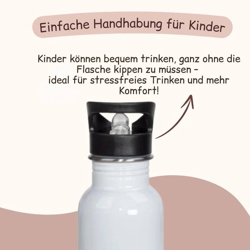 Trinkflasche Kinder - Regenbogen