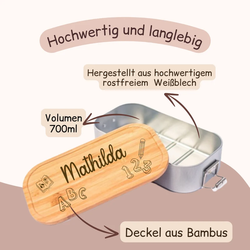 Brotdose Kinder - ABC 123