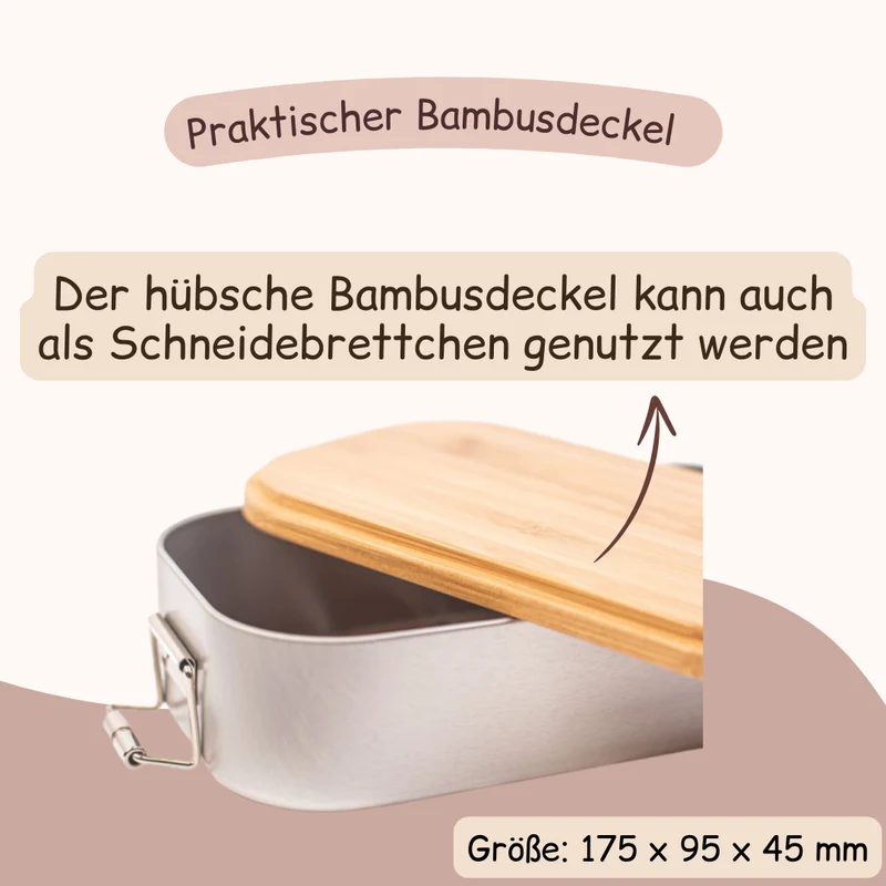 Brotdose mit Blumen