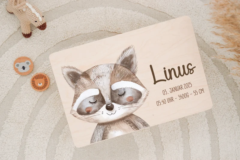 Erinnerungskiste Baby - versch. Tiermotiven