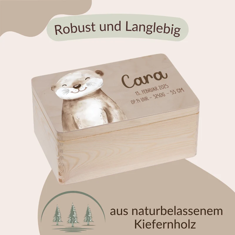 Erinnerungskiste Baby - versch. Tiermotiven