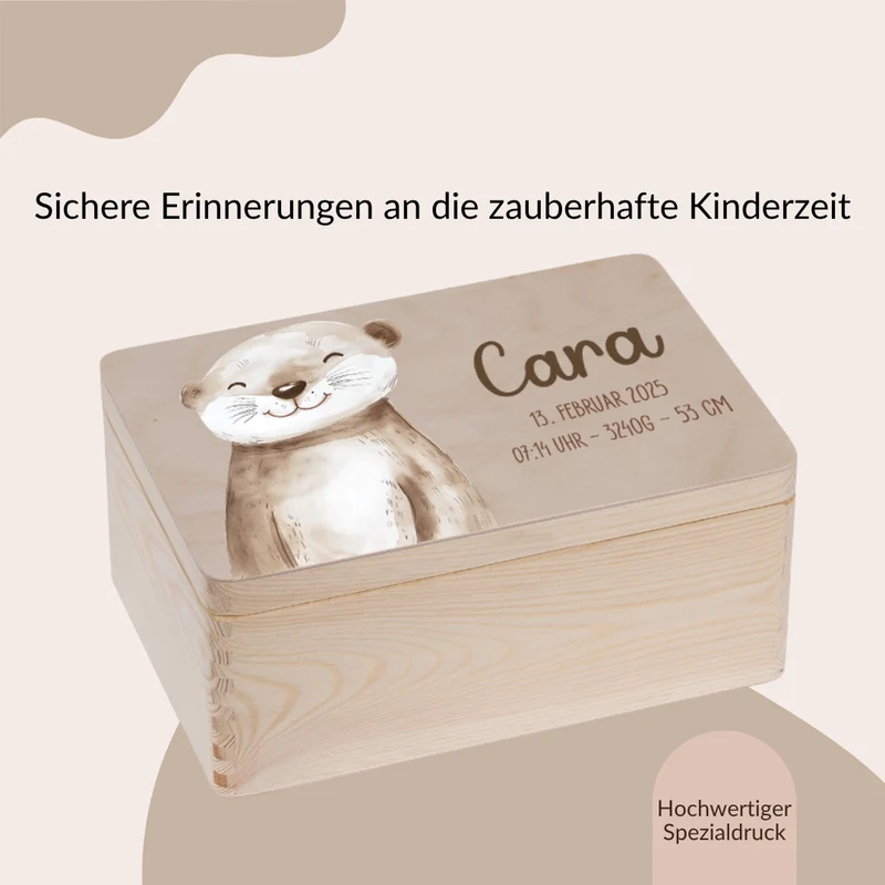 Erinnerungskiste Baby - versch. Tiermotiven