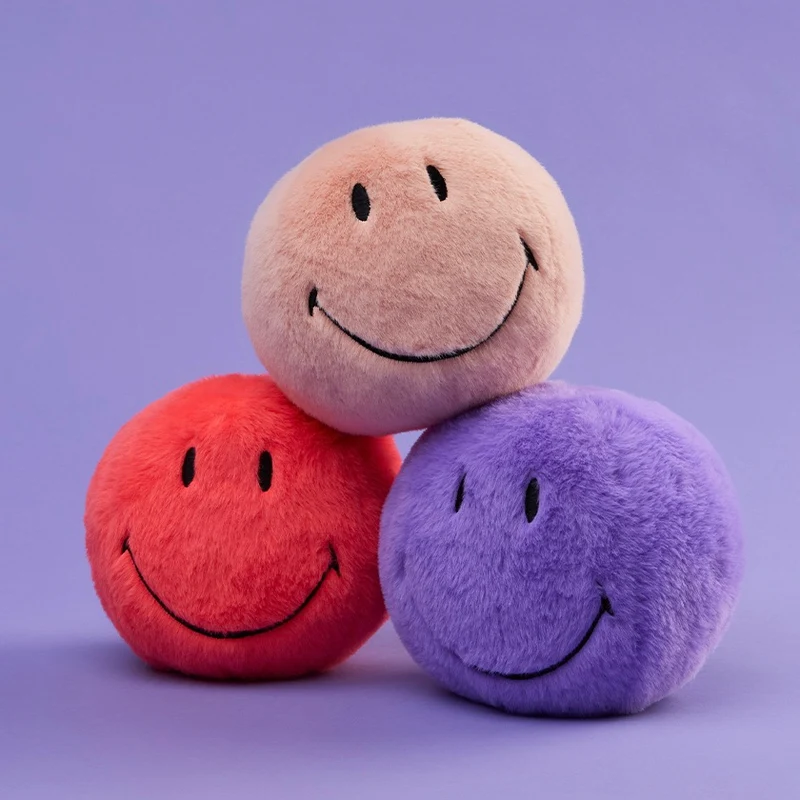 Stofftier “Smiley” 13 cm Pink Fuzzy | Bon Ton Toys
