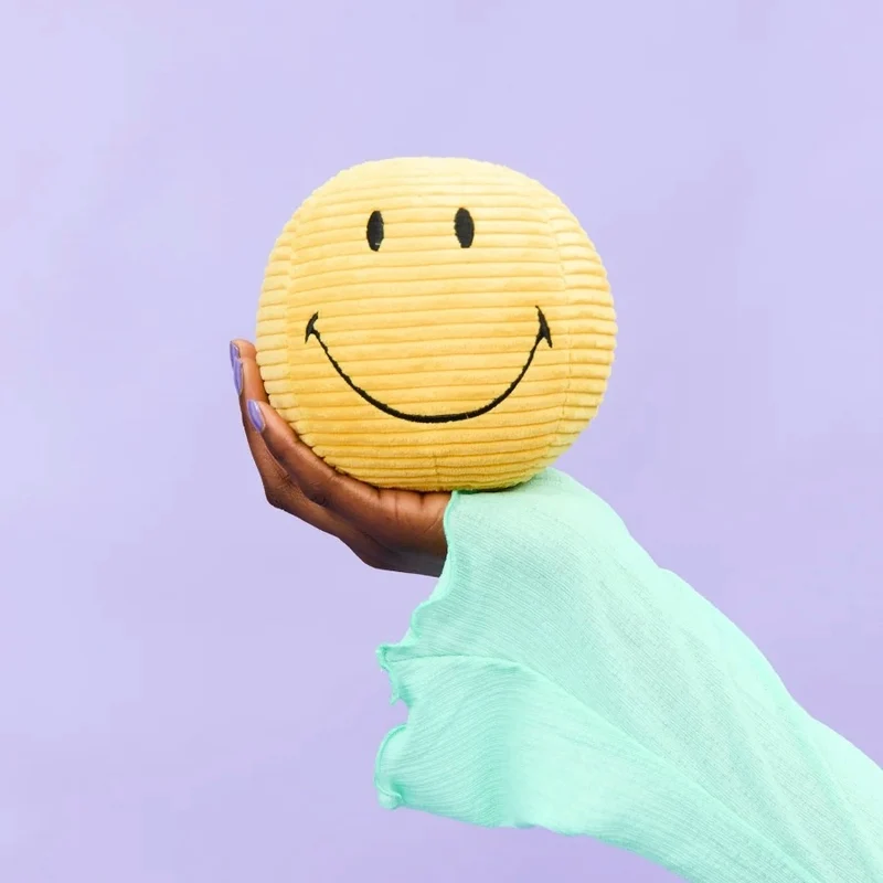 Stofftier “Smiley” 13 cm Yellow Cord | Bon Ton Toys