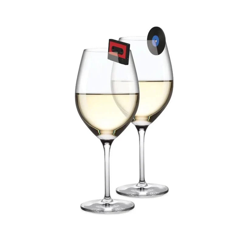 Drink Markers “Vinyl & Kassetten” | Glasmarkierer Set | WINKEE