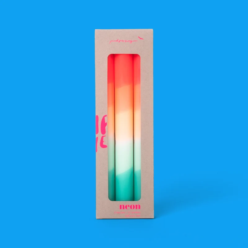 Stabkerze pinkstories NEON Watermelon Coast (3 Stk.)