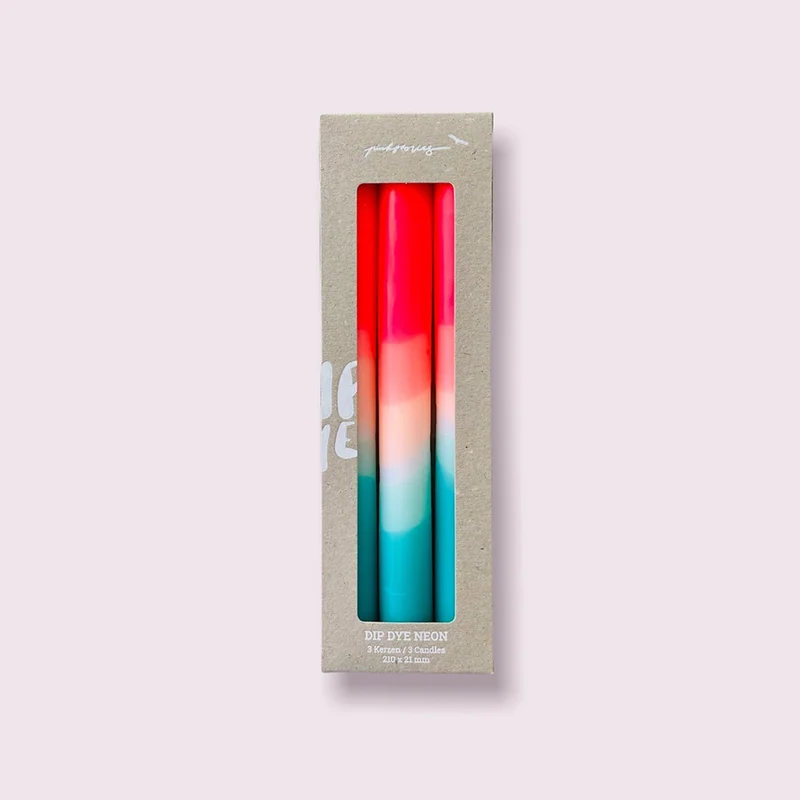 Stabkerze pinkstories NEON Watermelon Coast (3 Stk.)
