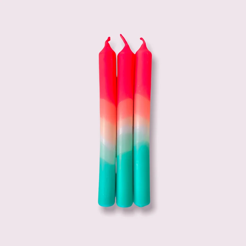 Stabkerze pinkstories NEON Watermelon Coast (3 Stk.)