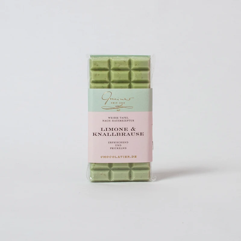 Schokolade Limone Knallbrause