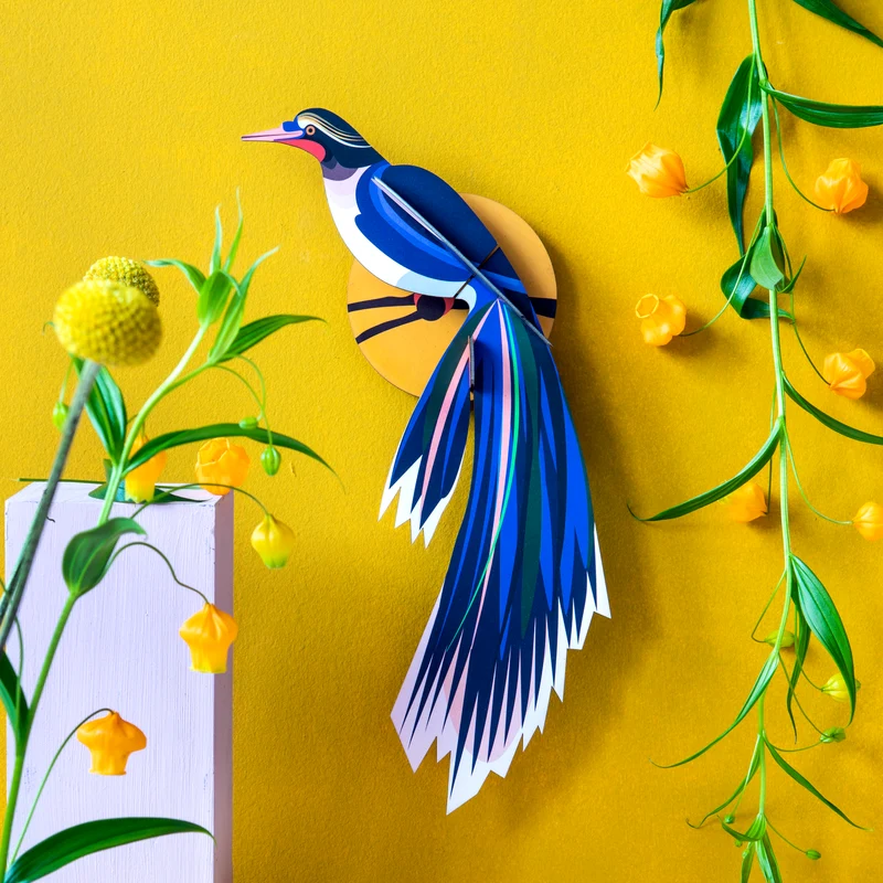 Wanddeko- Paradise Bird Flores