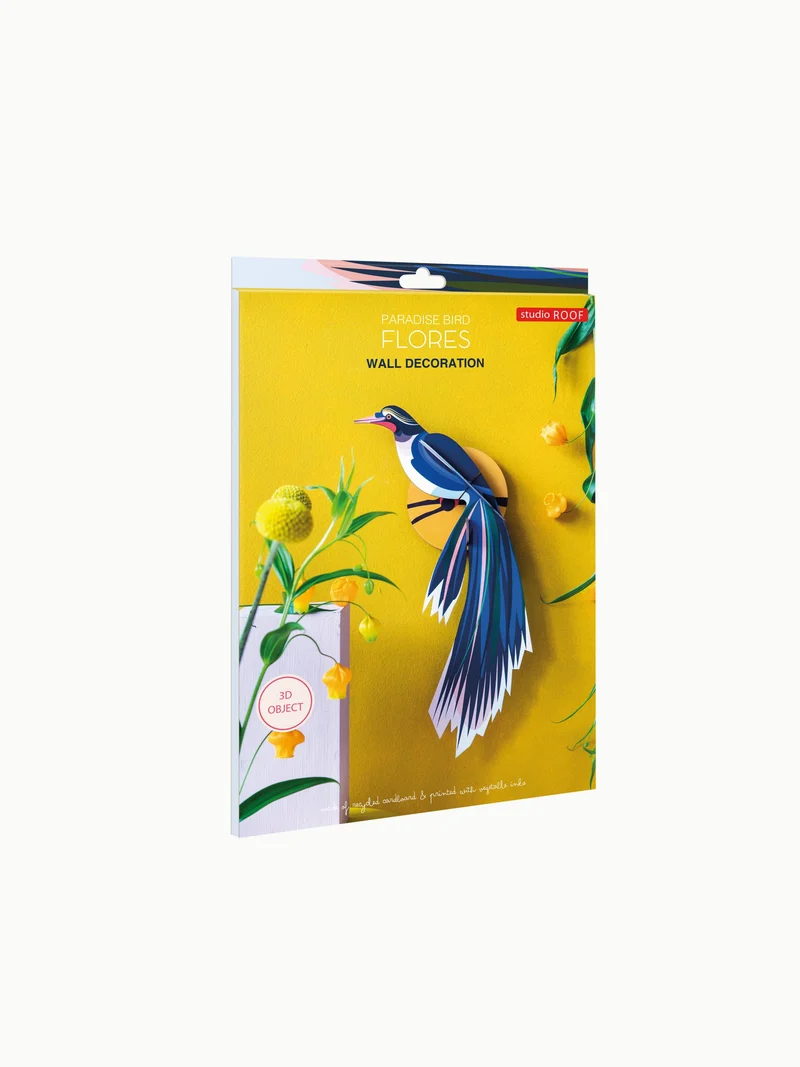 Wanddeko- Paradise Bird Flores