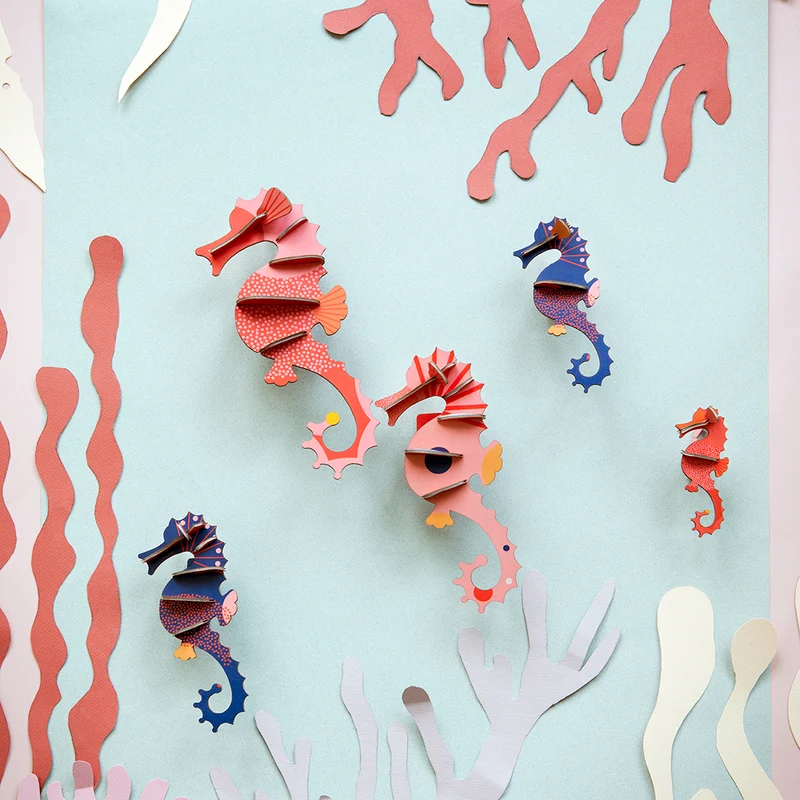 Wanddeko - Sea horses