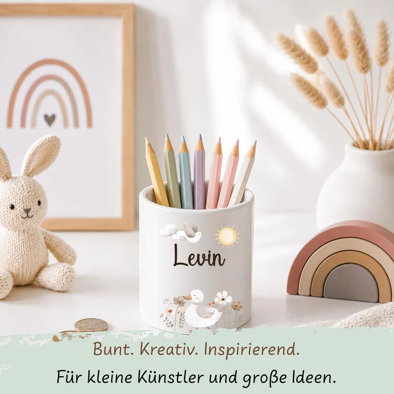 Keramik Spardose mit versch. Tiermotiven