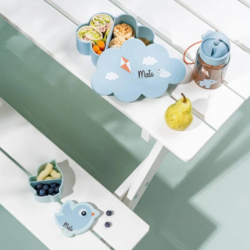 Trinkflasche Kinder Set - Blau
