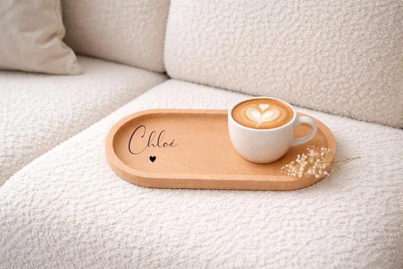 Holz Tablett personalisiert mit Name