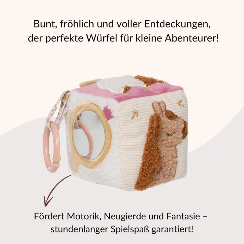 Motorikwürfel Babyspielzeug - Rosa