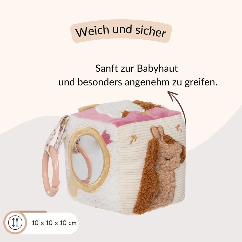 Motorikwürfel Babyspielzeug - Rosa
