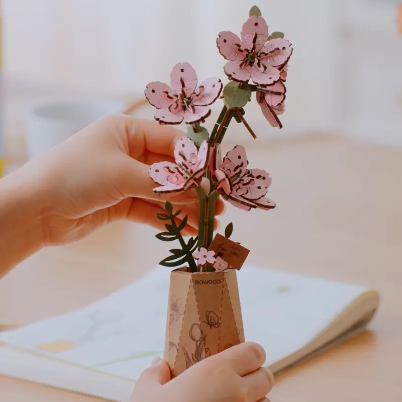 DIY-Blume „Kirschblüte“ | Feine Holzblume | Rolife