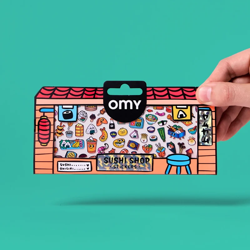 Sticker „Boutique Sushi Shop“ | detailreich & kreativ | OMY