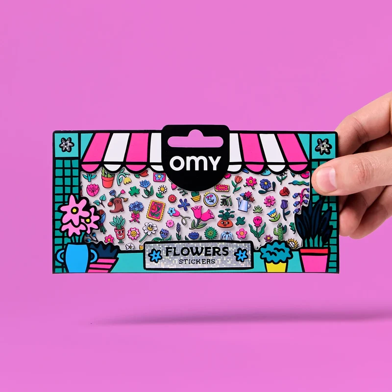 Sticker „Boutique Flower Shop“ | detailreich & floral | OMY