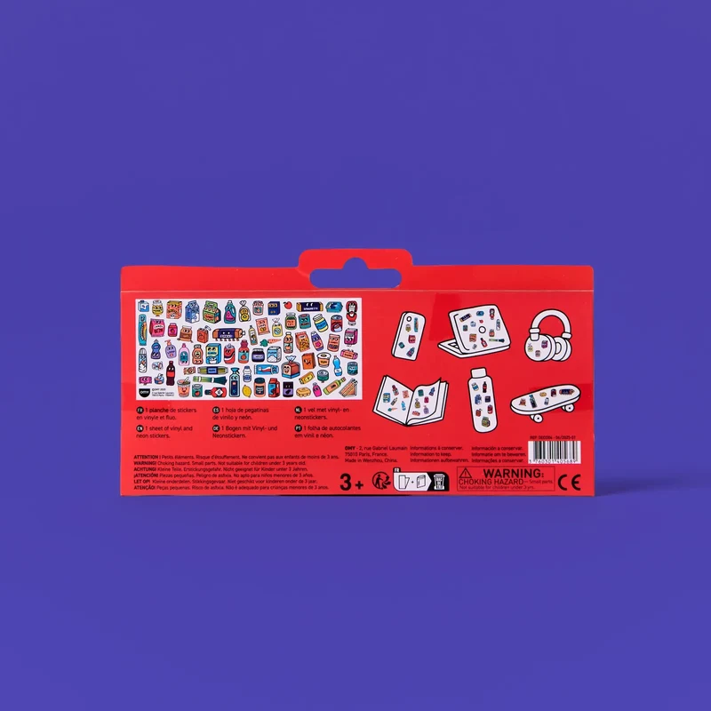Sticker „Boutique Supermarket“ | detailreich & bunt | OMY