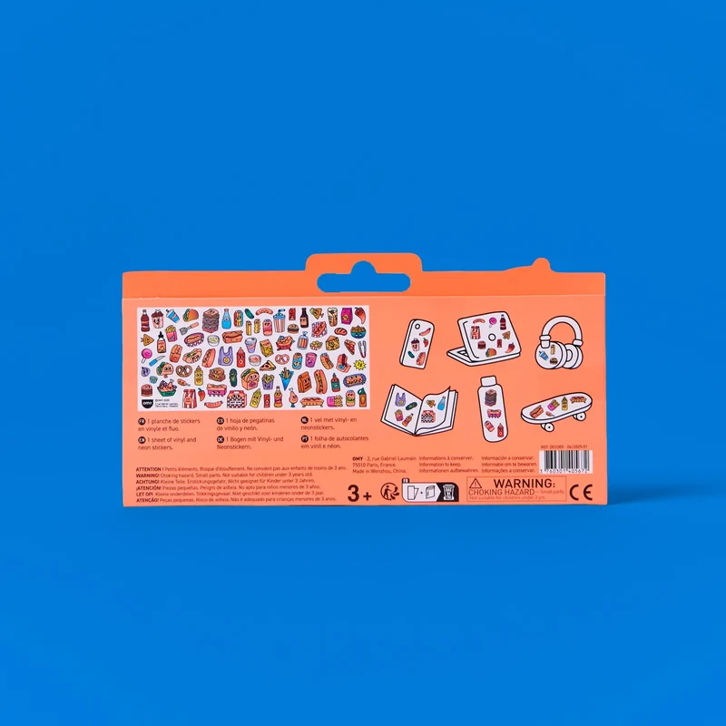 Sticker „Boutique Hot Dog Shop“ | detailreich & humorvoll | OMY