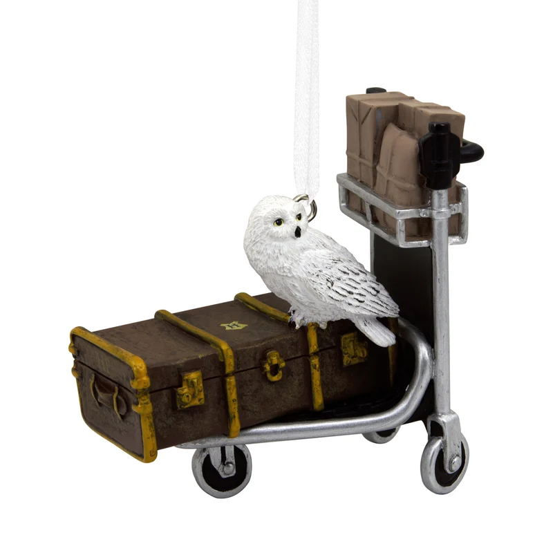 Harry Potter - Hedwig mit Kofferwagen Weihnachtsbaum-Schmuck