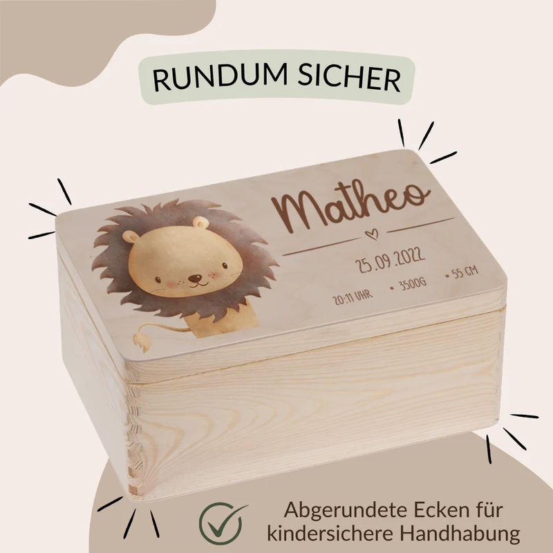 Erinnerungskiste mit versch. Tieren