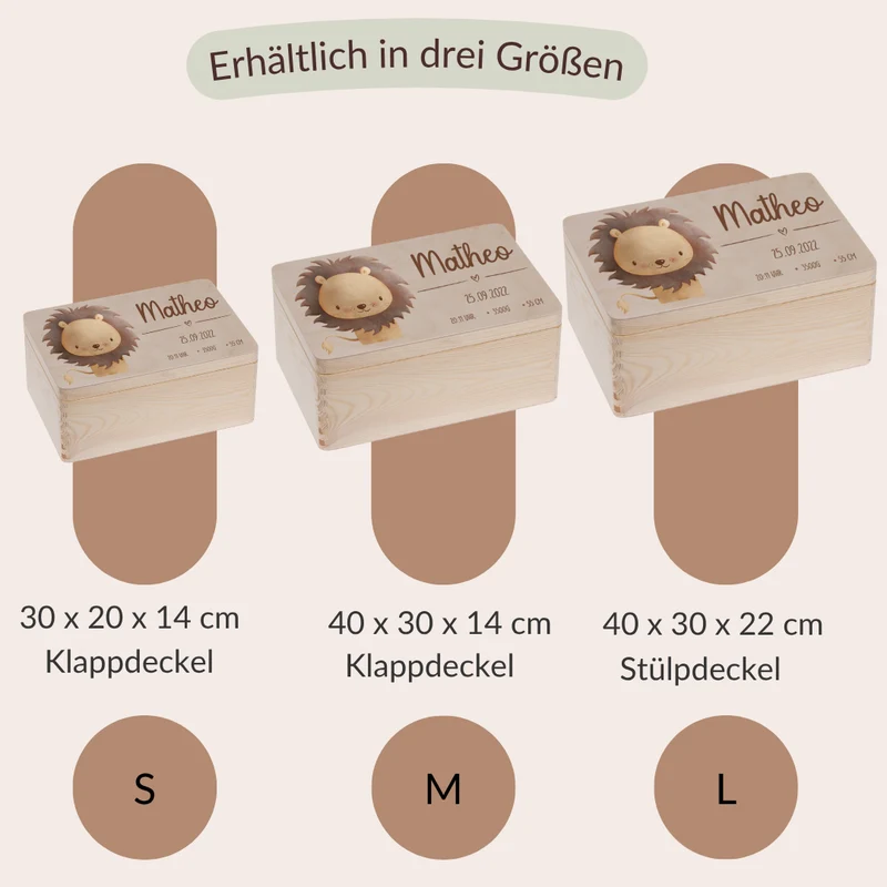 Erinnerungskiste mit versch. Tieren