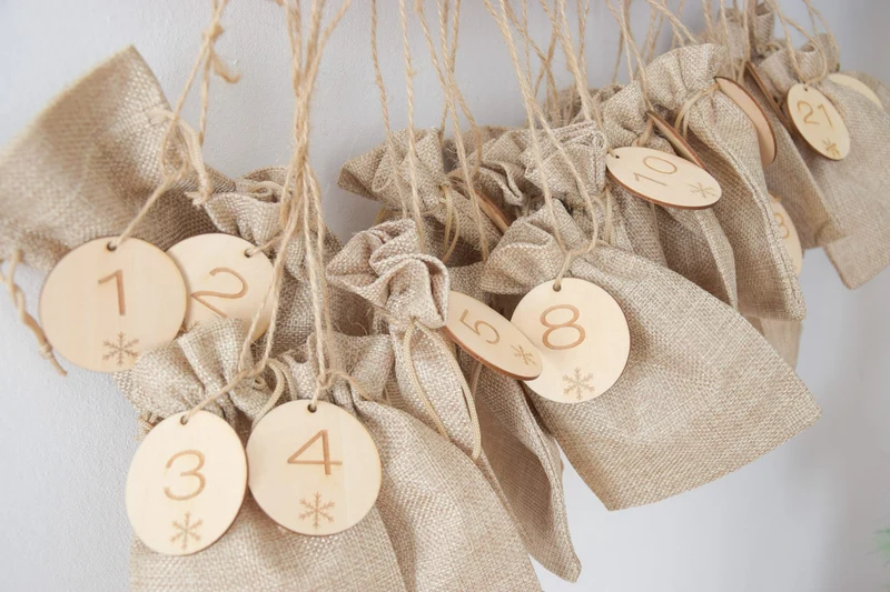 Personalisierter Holz-Adventskalender