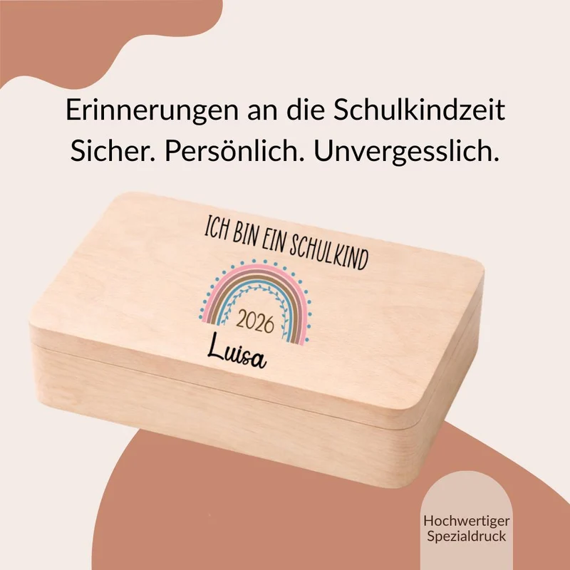 Erinnerungskiste Schulkind - Ich bin ein Schulkind