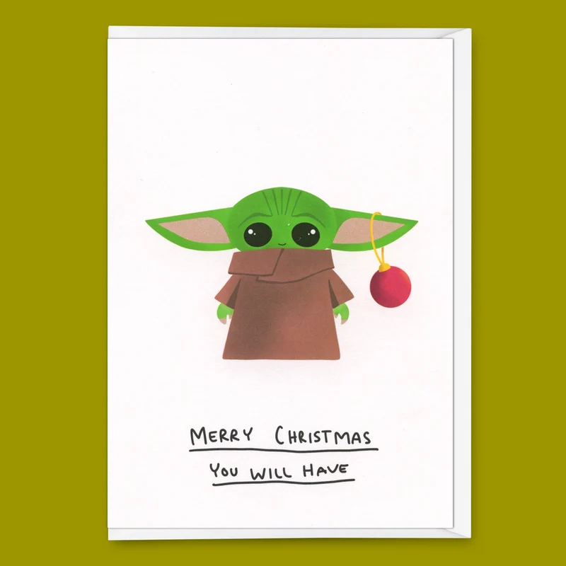 Grußkarte "Merry Christmas you will have" | Lustige Klappkarte zu Weihnachten