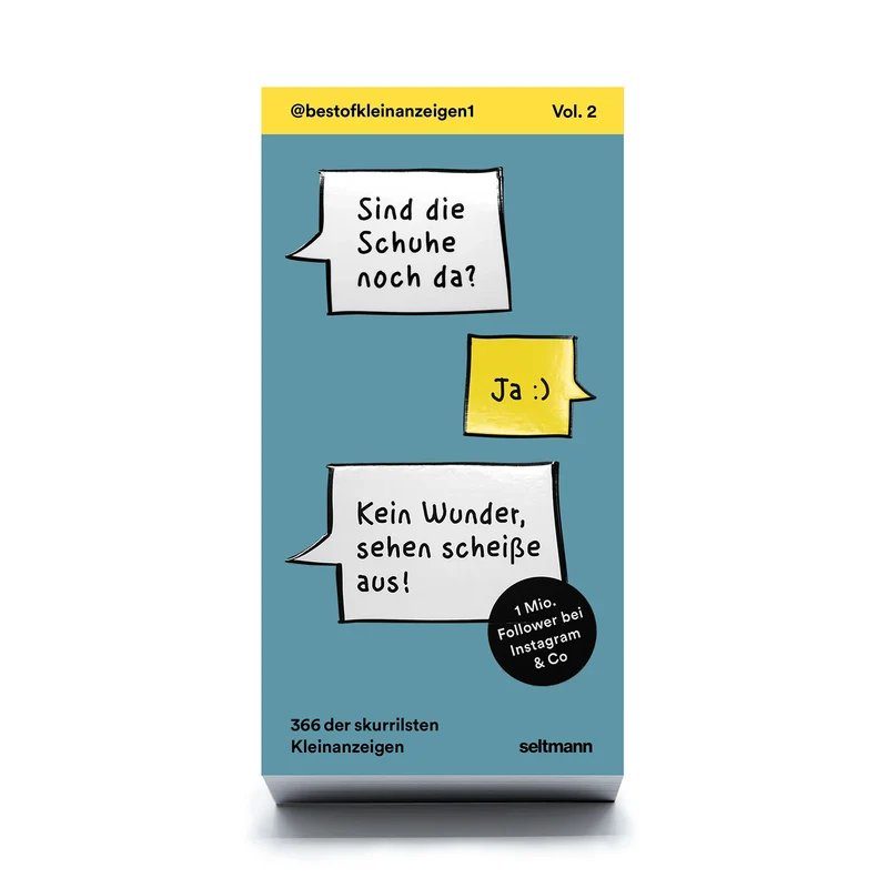 Abreißkalender “Kleinanzeigen Vol. 2” | Skurril & witzig | Seltmann Publishers