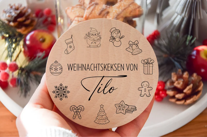 Vorratsglas Weihnachten - Weihnachtskekse