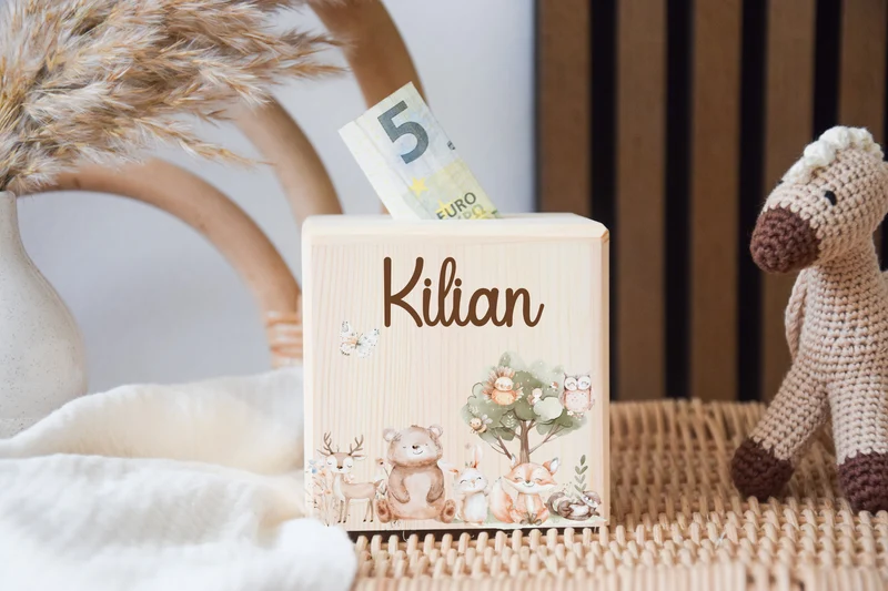 Spardose Kinder - Tiermotiv 3