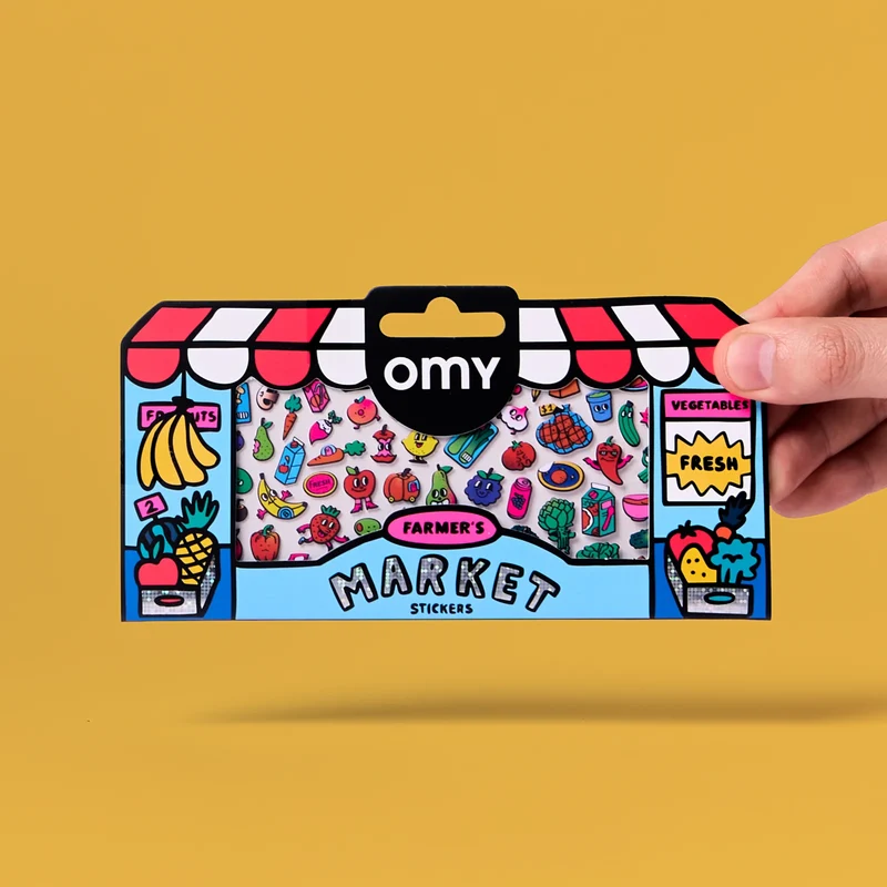 Sticker „Boutique Farmer’s Market“ | detailreich & verspielt | OMY