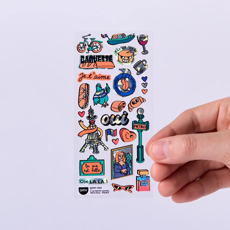 Sticker „Iconic Paris“ | Paris Motive & ikonisches Design | OMY