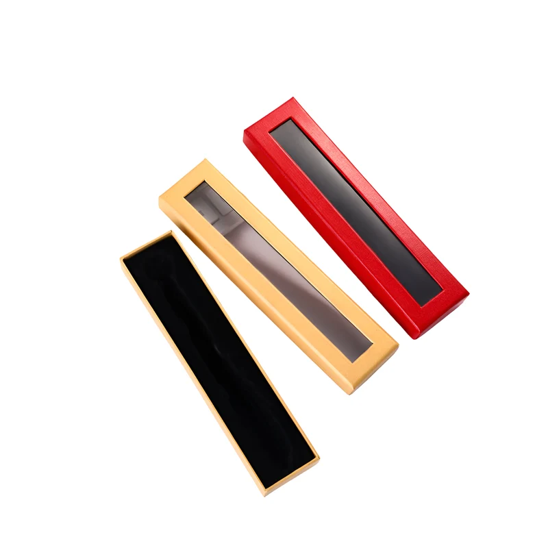 CBX13 Kraft Paper Pen Box with Window