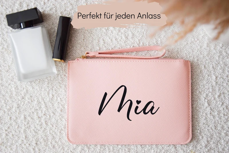 Personalisierte Clutch mit Namen