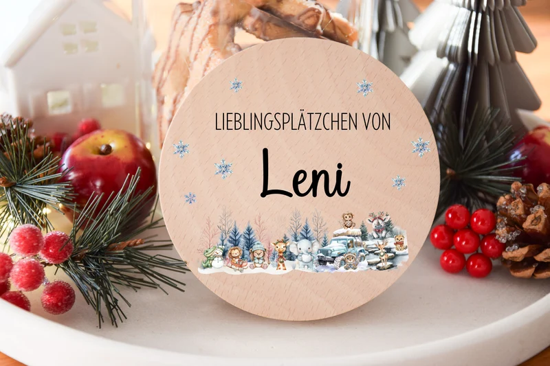 Vorratglas Weihnachten - Woodlandtieren Safari