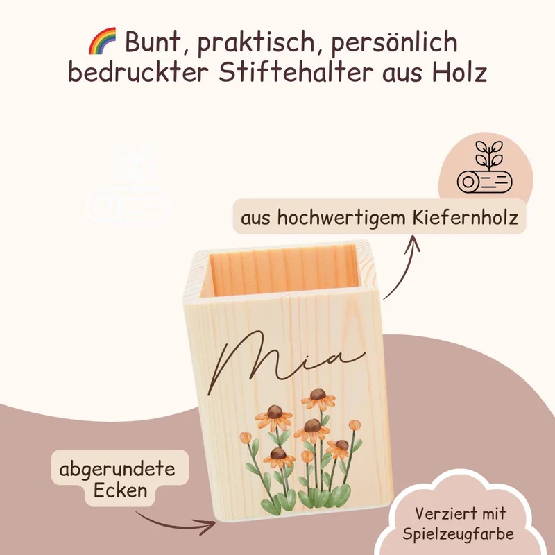 Stiftehalter - Blumen