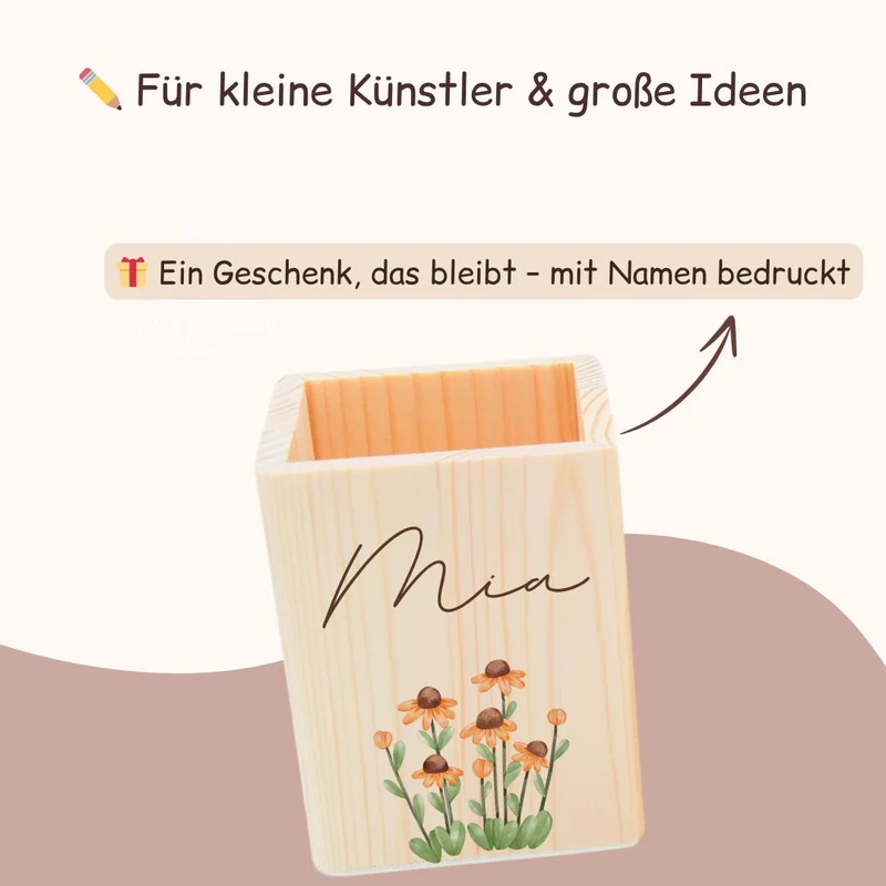 Stiftehalter - Blumen