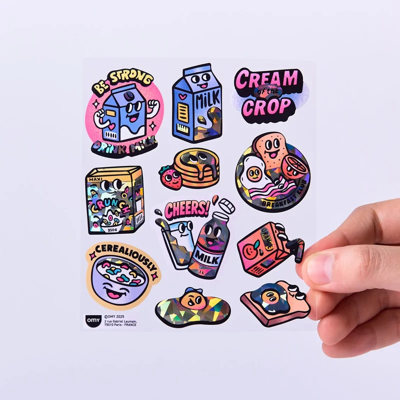 Sticker „Big Milk“ | extra groß & kreativ | OMY