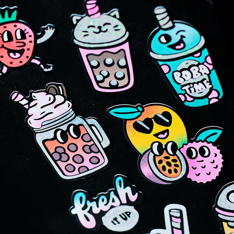 Sticker „Big Bubble Tea“ | extra groß & verspielt | OMY