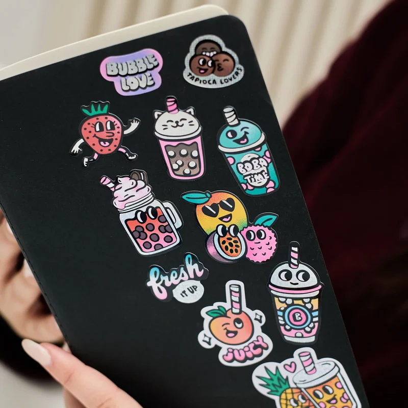 Sticker „Big Bubble Tea“ | extra groß & verspielt | OMY