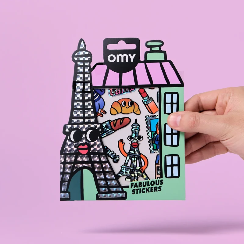 Sticker „Big Paris“ | extra groß & farbenfroh | OMY
